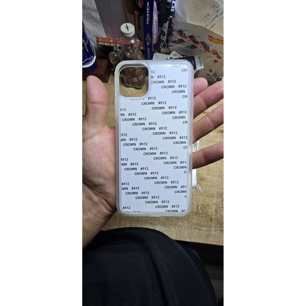 Lot of 6 IPhone 11 Pro Max White 2D Sublimation Blank Phone Cases Brand New